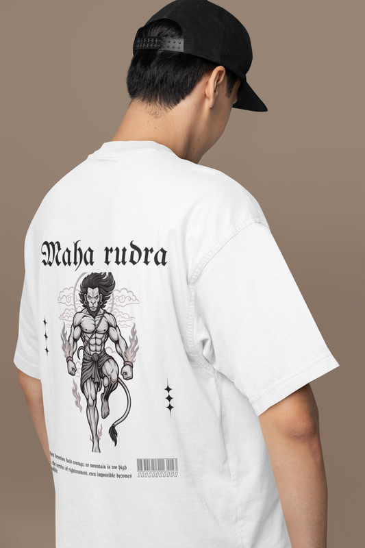 Maha Rudra – Divine Warrior Oversized Tee