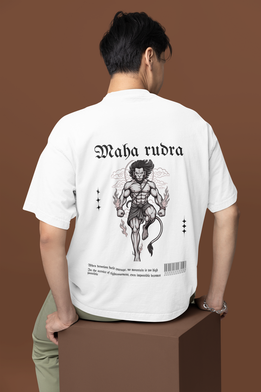 Maha Rudra – Divine Warrior Oversized Tee