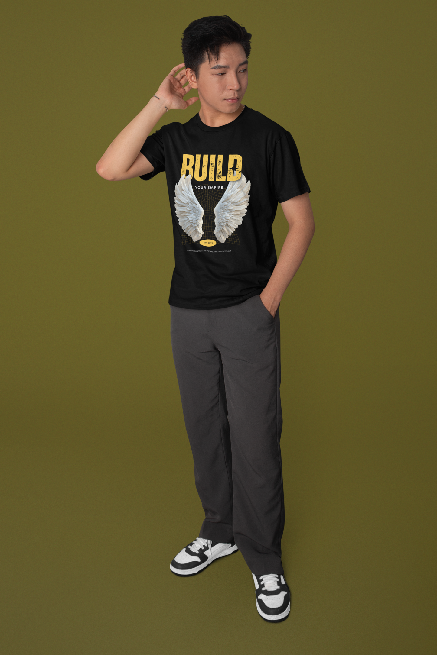Classic Crew T-Shirt ( build your empire)